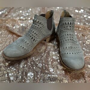 Stylish Gray Ankle Boots